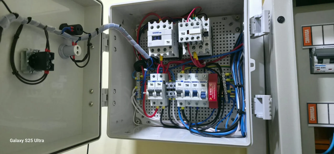 Tablero bypass instalado por Cooling and Power