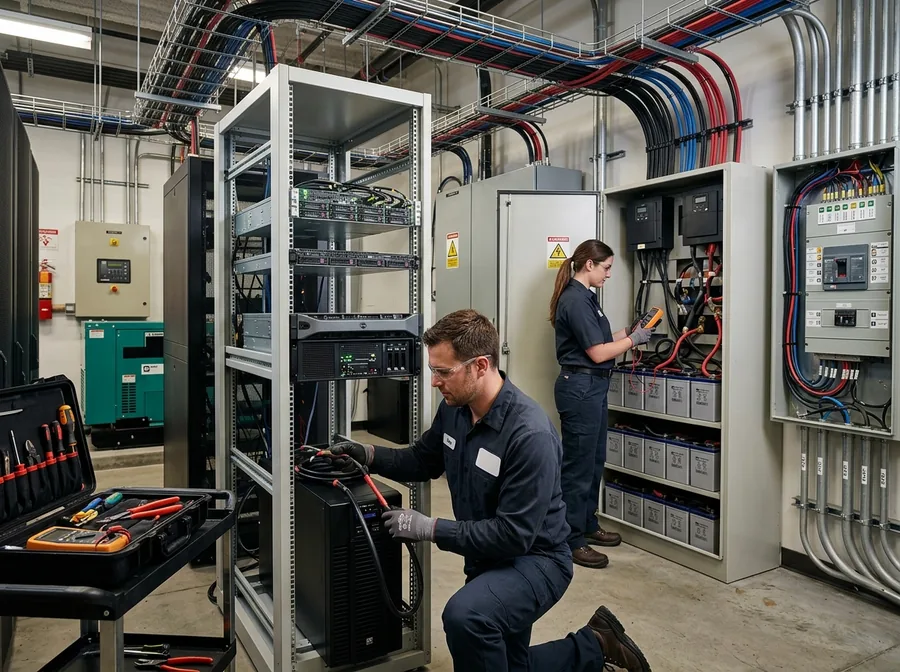 Instalación eléctrica en tablero